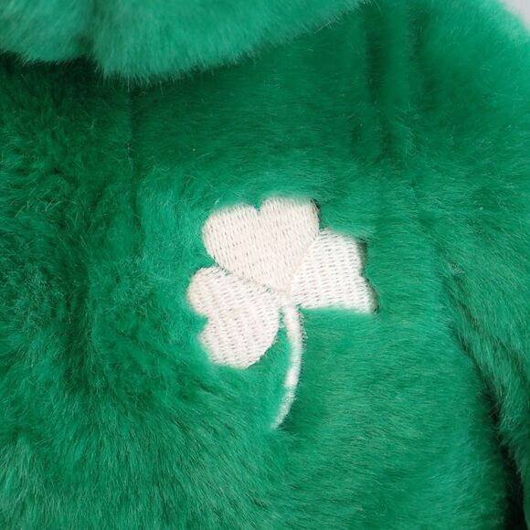 TY Beanie Buddy ERIN The Bear Large and Small Green Irish Ireland Shamrock - Picture 4 of 10
